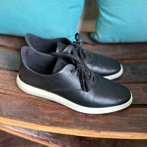 Black Leather ECCO MINIMALIST size 41/US 10 - Picture 2 of 6